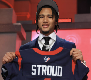 CJ Stroud goes #2 to the Houston Texans.